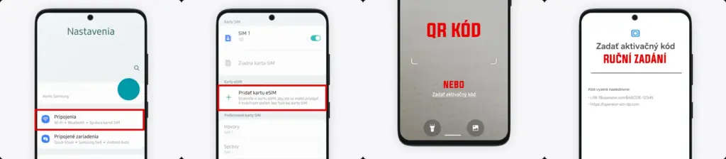 Jak nainstalovat eSIM na Android